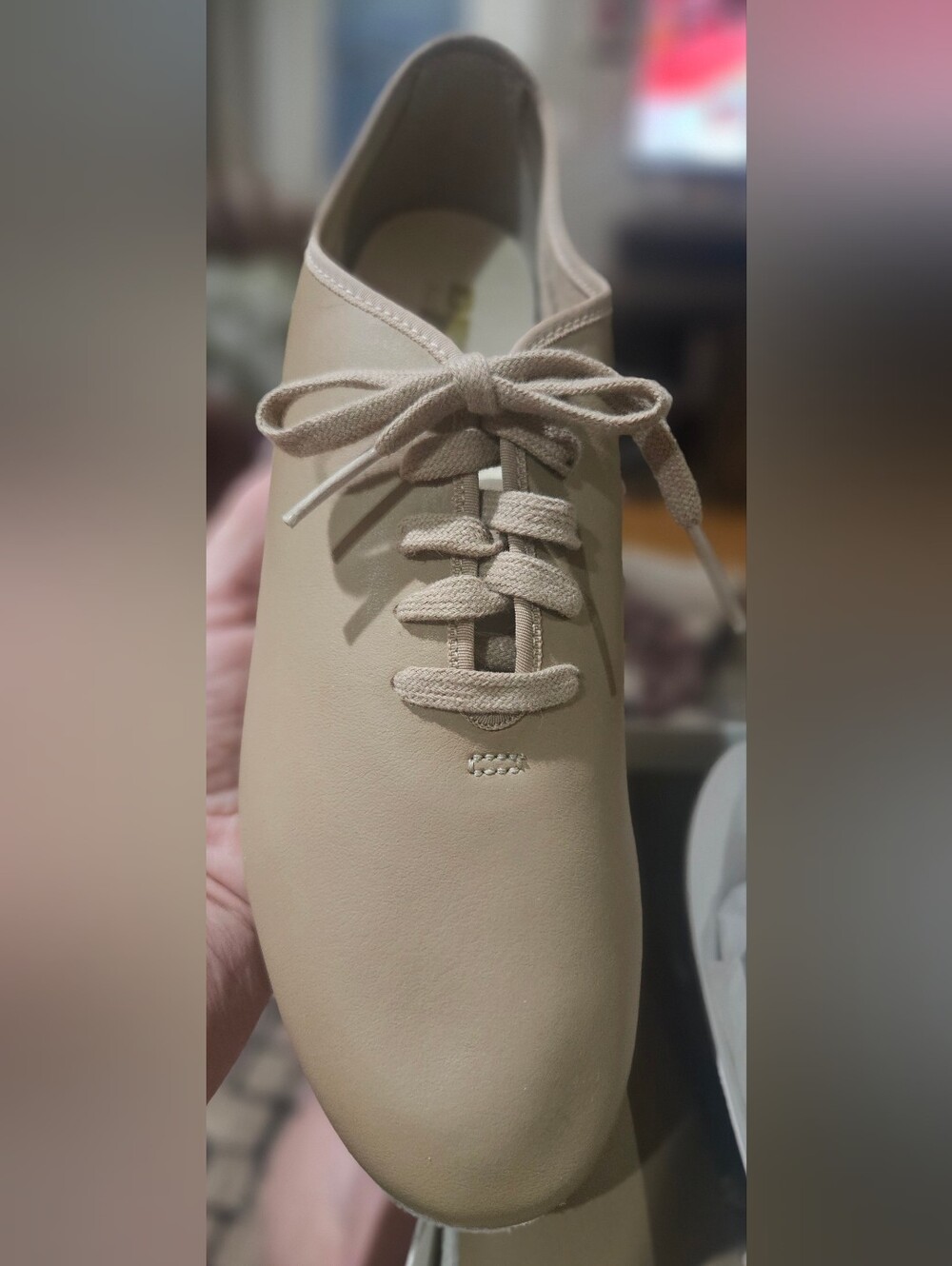 Weissman Leather Suede Sole Dance Shoes Sz 7.5 Tan